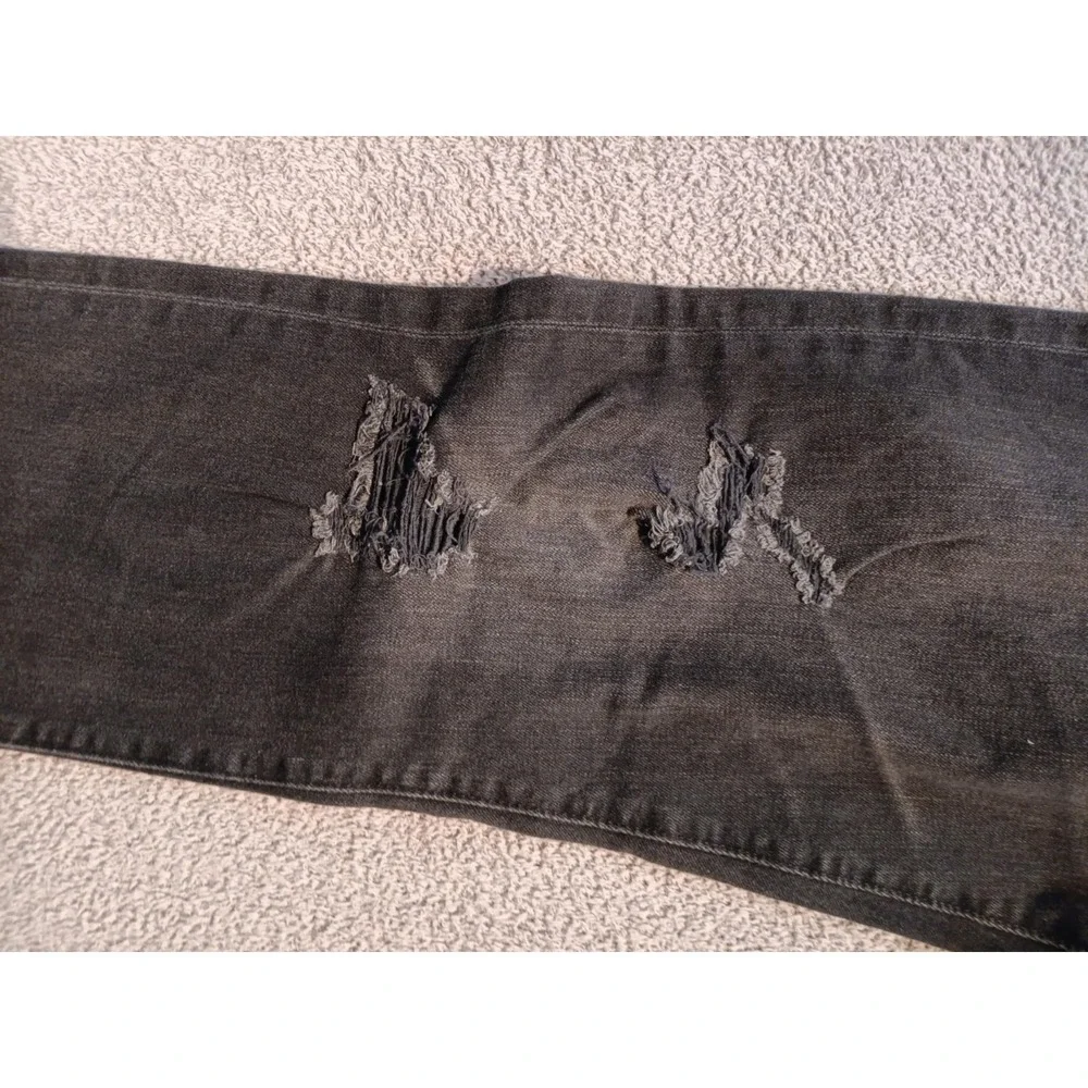 AG Adriano Goldschmied AG-ED Skinny Jeans Men's 36x34 Gray Wash‎ Distressed